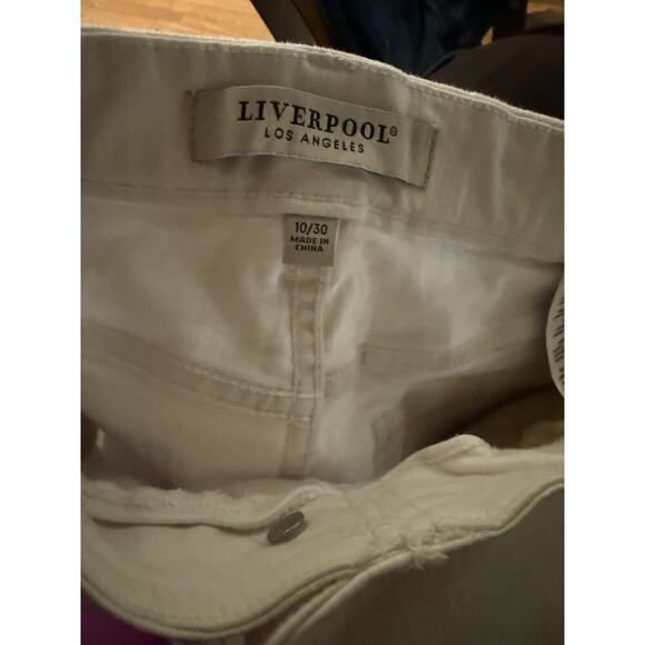Liverpool Los Angeles White Denim Ankle Jeans Womens Size 10 - Picture 4 of 4